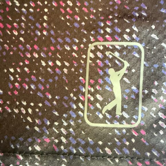 PGA Tour Pro Series Golf Polo Men’s Large Black Dri-FIT UPF 40+ Shirt - Picture 7 of 8